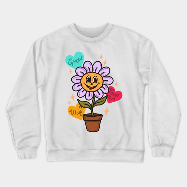 Grow your own way Crewneck Sweatshirt by mariexvx